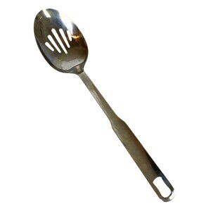 Inox 18-8 Stainless Steel Slotted Spoon Rustproof For Cooking & Serving